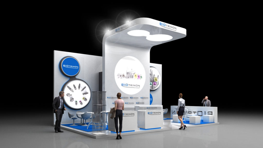 Diseño de stand Biotrinon para feria Expodental 2018-Madrid