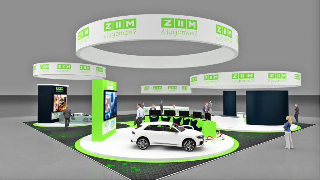 Diseño de stand ZIM - Feria del automovil 2019 - Fira - Barcelona